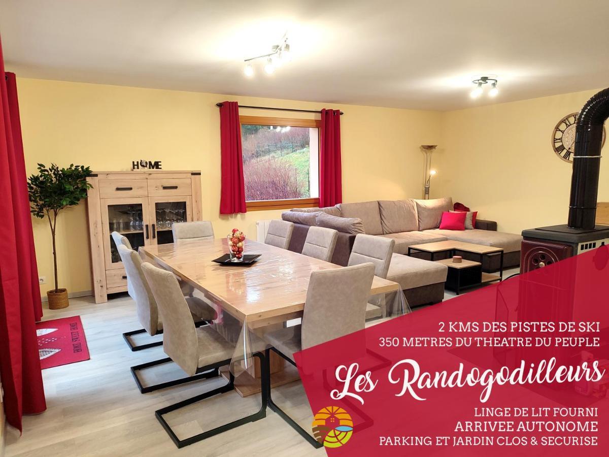 Les Randogodilleurs Avec Jacuzzi A 2Kms Des Pistes Et 350M Du Theatre Du Peuple ! Villa Bussang Kültér fotó
